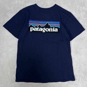 patagonia パタゴニア Tシャツ メンズ　M 半袖 トップス　シャツ　丸首 背中ロゴ 