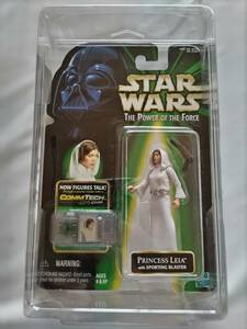 AM021　STAR WARS スターウォーズ パワー　フォース　プリンセス　レイア PRINCESS LEIA WITH SPORTING BLASTER　フィギュア 未開封