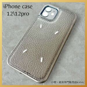 数量限定新品iPhoneケーススマホケース12/12proブラック黒レザー刺繍