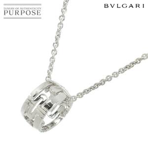 ブルガリ BVLGARI パレンテシ ネックレス 46cm K18 WG ホワイトゴールド 750 Parentesi Necklace 90235938