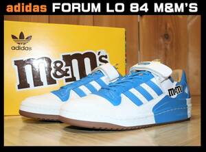 送料無料 即決【未使用】 adidas Originals ★ FORUM LO 84-M&Ms CREW-v1 (US8.5/26.5cm) ★ アディダス フォーラム コラボ 別注 GZ1936