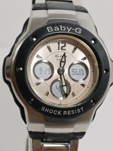 1円【稼働/現状品】CASIO　BABY-G　ベビーG　腕時計　G-ms MSG-300C　ピンクダイヤル　レディース