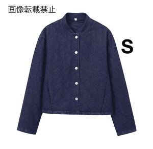 vintage ヴィンテージ レトロ デニム ジャンパー ブルゾン ジャケット アウター Sサイズ レディース★ZARA 好きな方に★秋新作 新品★