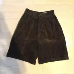 Y2K brown half pants コーデュロイ ブラウン ハーフパンツ