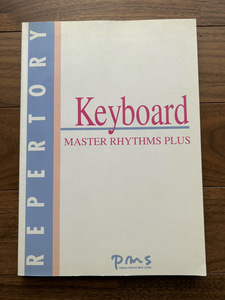 送料無料　楽譜　教則本　Keyboard MASTER RHYTHMS PLUS　財団法人ヤマハ音楽振興会 