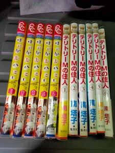 はにかむハニー1巻から5巻、テリトリーMの住人1巻から6巻、少女漫画、恋愛