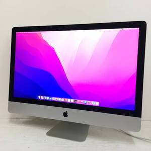 ☆【27インチ】Apple iMac (Retina 5K, 27-inch, Late 2015) A1419『Core i5(6600)3.3GHz/RAM:16GB/SSD:128GB』Monterey 動作品