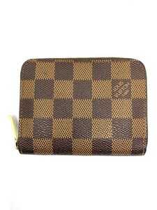 【即決】 LOUIS VUITTON ルイヴィトン ジッピーコインパース ダミエ N63070 小銭入れ CT3140 コインケース ミニウォレット 財布 ブラウン