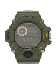 CASIO◆ソーラー腕時計・G-SHOCK/デジタル/ラバー/GRN/GRN/GW-9400J-3JF