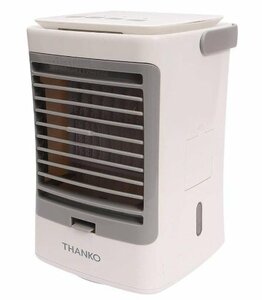 【開封済・未使用品】 THANKO ポータブル卓上首振りミスト冷風扇 CPSIMCAF