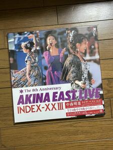 【新品未開封】中森明菜 AKINA EAST LIVE INDEX-XXIII RSD2022 レコードストアデイ
