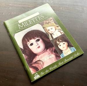 【洋書】『 MILETTES　SMALL FRENCH DOLLS TO COLLECT AND MAKE 』●ビスクドール 12インチ以下のフランス人形 目 眉 口のメイク 衣装 制作