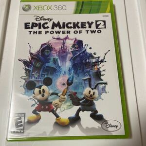 未開封 xbox360 エピックミッキー EPIC MICKEY2 Disney ディズニー ソフト 本体 Microsoft マイクロソフト ゲームソフト 未使用品 新品