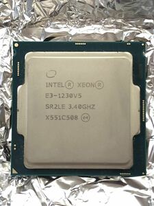 ★Intel Xeon E3-1230V5 SR2LE 3.40GHz ソケット1151★動作美品★スピード発送