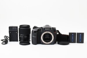 ★美品★ソニー SONY α100 ボディ+SONY DT 18-70mm f3.5-5.6レンズセット #16153