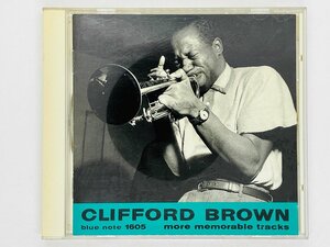 即決CD CLIFFORD BROWN / MORE MEMORABLE TRACKS クリフォード・ブラウン モア・メモラブル・トラックス TOCJ-1605 Z42