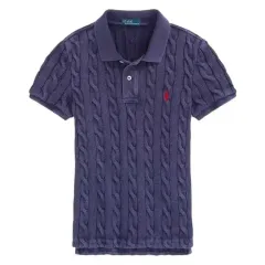 „ÄêÈõ∑Â∏ÇÂ†¥Ôºà„Éù„É≥„Ç∏„É£„É≥ÔºâÂïÜÂìÅÈüìÂõΩÁõ¥ÈÄÅ„Äë Êñ∞ÂìÅ „Éù„É≠ Ralph Lauren(„É©„É´„Éï„É≠„Éº„É¨„É≥) „É¨„Éá„Ç£„Éº„Çπ „Ç´„É©„Éº ÂçäË¢ñ„Éã„ÉÉ„Éà