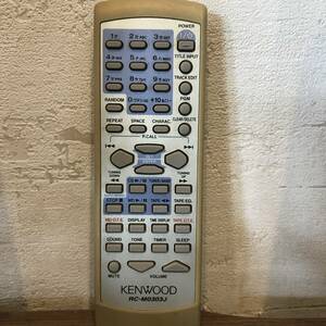 簡易清掃・動作確認済み　①KENWOOD　②RC-MO303J　TVリモコン　中古　③管理No.161