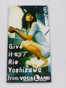 [USED・現状品]8cmシングル/吉沢梨絵 from VOCALAND|Give it up CTDR-29001