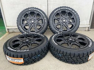 デリカミニ ハスラー タイヤホイールセット 15インチ MUD-X トーヨー オープンカントリー RT 165/60R15 ホワイトレター