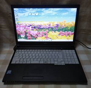 富士通 LIFEBOOK A579/CX i3-8145U 8GB 500GB HDD DVD 15.6型 WINDOWS11 すぐ使えるセットアップ済 中古パソコン 