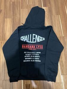 challenger bandana lyze hoodie S チャレンジャー　バンダナライズ　フーディー　パーカー　ブラック　black 黒