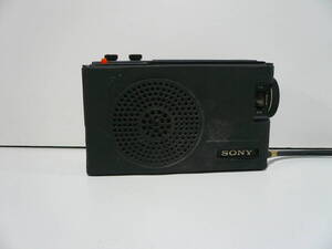 ★昭和レトロ SONY 2バンド ラジオ ICF-4350 AM/FM ケース付き