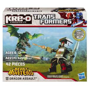 Transformers トランスフォーマー KRE-O ビーストハンターズ ドラゴンアサルト ブロック フィギュア 42ピース 日本未発売 新品