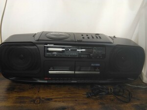 g_t Z804 SHARP AM/FM/TV/CD付ラジカセ(QT-50CD)★AV機器★オーディオ機器★カセットデッキ★ラジカセ☆シャープ