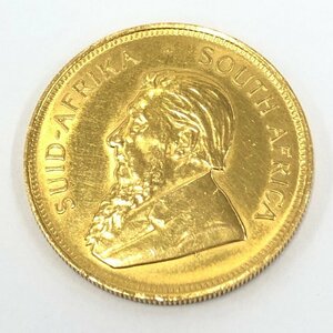 K22 南アフリカ共和国 クルーガーランド金貨 1/2oz 1985 総重量17.1g【CEAS0027】