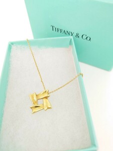 TIFFANY ティファニー　k18YG ネックレス