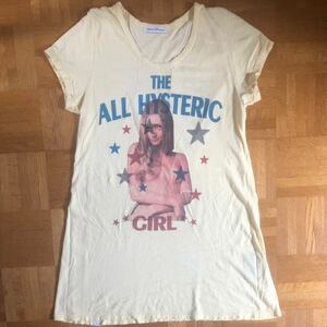 ★訳アリ【HYSTERIC GLAMOUR】ヒステリックグラマー 「THE ALL HYSTERIC GIRL」フォトTシャツ