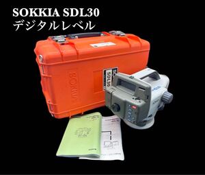 【通電確認OK】SOKKIA SDL30 デジタルレベル オートレベル ケース バッテリー 充電器付 測量機器 ソキア 　-122-