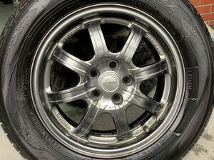 RAYS １５インチ６Ｊ　45 5穴 100mm タイヤTOYO TRANPATH 195／65R１５　アルミホイール　タイヤ　セット1本