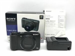 1102-113TYH1102 コンパクトデジタルカメラ 通電〇 SONY ソニー Cyber-shot DSC-HX30V ブラックカラー 充電器等付属品有