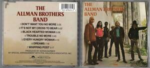 CD ALLMAN・BROTHERS BAND　