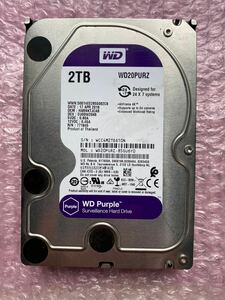 Western Digital SATA HDD 2TB purple WD20PURZ