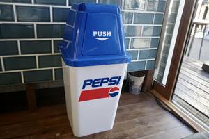 新品　PEPSI　ペプシ　BLUE ２０L ダストボックス　ゴミ箱　世田谷ベース　アメリカンハウス　インテリア　ストレージ　COKE