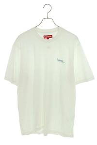 シュプリーム SUPREME 24SS Washed Tag S/S Top Tee サイズ:L ウォッシュド加工ロゴ刺繍Tシャツ 中古 SB01