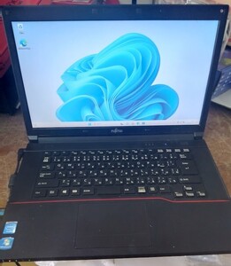 富士通 LIFEBOOK A553/G Celeron B730 1.8GHz 8GB Win11Pro 中古