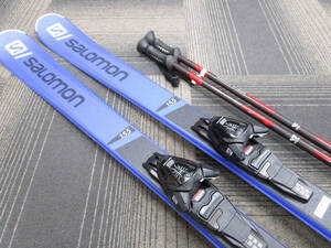 【必見】 SALOMON サロモン PULSE パルス 155cm NORDICA ノルディカ GT 17D-SF スキー ビンディング ポール ストック