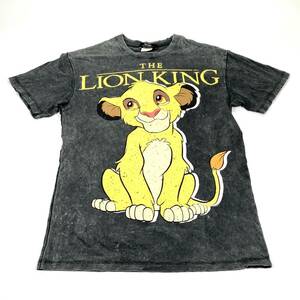 XS Bershka ベルシカ THE LION KING ライオンキング Tシャツ グレー 半袖 リユース ultralto ts2426