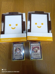 ☆ワンピース☆ONE PIECE☆ミニパズル☆ルフィ☆チョッパー☆手配書☆額付き☆2個セット☆