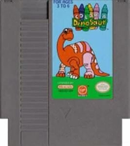 ★送料無料★北米版★ ファミコン NES Color a Dinosaur カラー ダイナソー