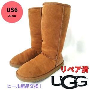 UGG【アグ】ムートンブーツ クラシックトール ロングブーツ チェスナット