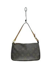 LOUIS VUITTON 1)ポシェット・アクセソワール_モノグラム・キャンバス_BRW PVC ブラウン