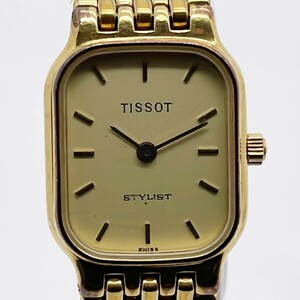 【59606】ティソ　TISSOT　レディース腕時計　SS/GP　QZ