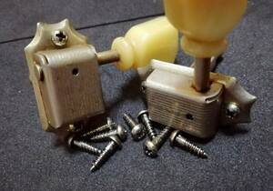 ☆KLUSON Peg Screws for Gibson 1950s 酷似品☆12本セット☆同型のヴィンテージスクリュー☆デッドストック品 kpsga06