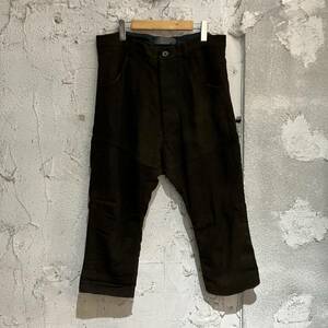 美品 BIEK VERSTAPPEN male trousers ヴィークファースタッペン ウールパンツ サイズL 併4438