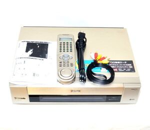 【純正リモコン付属/メンテナンス実施】Panasonic パナソニック NV-SB800W 高画質S-VHS ビデオデッキ TBC搭載 動作良好 EUR571400 即利用可